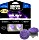KontrolFreek Galaxy Violet Controller Aufsätze (PS4)