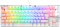 Ducky One 3, Aura White, TKL, LEDs RGB, Kailh Box Jellyfish Y, USB, DE (DKON2187ST-FDEPDAWWWWK1)