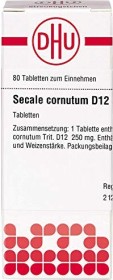 DHU Secale cornutum D12 Tabletten, 80 Stück