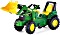 rolly toys rollyFarmtrac Premium John Deere 6210R Trettraktor mit Frontlader grün (710027)
