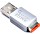 SmartKeeper Essential Lockable Flash Drive szary/pomarańczowy 32GB, USB-A 2.0 (OM03OR)