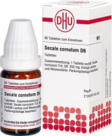 DHU Secale cornutum D6 Tabletten, 80 Stück