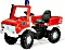 rolly toys rollyFire Unimog Tretauto mit Zweigangschaltung, Bremse und Blaulicht rot (036639)