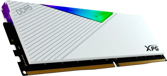 ADATA XPG LANCER RGB White Edition DIMM Kit 64GB, DDR5-5600, CL36-36-36, on-die ECC