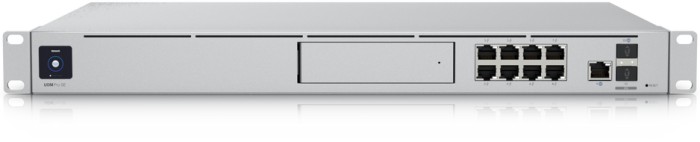 Ubiquiti UniFi Dream Machine SE, UniFi OS Console, Rackmount Gigabit Managed NVR Switch, 9x RJ-45, 2x SFP+, 130W PoE