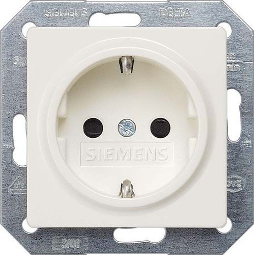 Siemens DELTA i-system SCHUKO-Steckdose, titanweiß