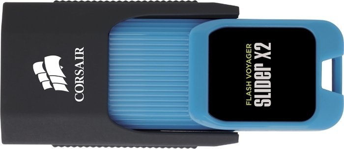 Corsair Flash Voyager slider X2 Version A 64GB, USB-A 3.0