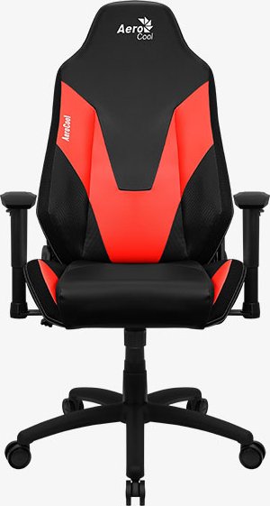 AeroCool Admiral Champion Red fotel gamingowy, czarny/czerwony