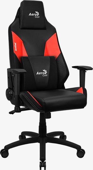AeroCool Admiral Champion Red fotel gamingowy, czarny/czerwony