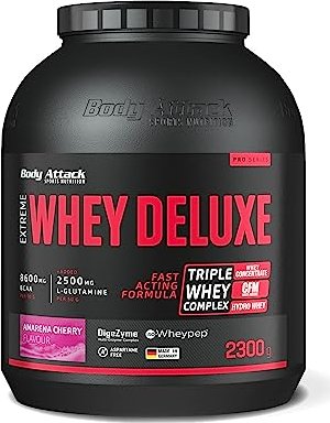 Body Attack Extreme Whey Deluxe Protein Amarenakirsche 2.3kg