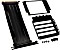 Lian Li Riser Card inkl. PCI-Slot Blende für PC-O11 Dynamic - PCIe 4.0, schwarz (O11D-1X-4)