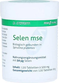 Complément Alimentaire Sélénium Dr Enzmann MSE - 120 Comprimés - Marque Mito Pharma - Neuf