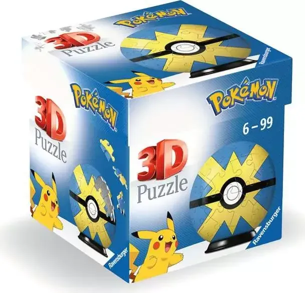 Ravensburger Puzzle 3D Puzzle-piłka Pokémon Pokéballs Flottball