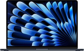 Apple MacBook Air 15" Midnight, M3 - 8 Core CPU / 10 Core GPU, 8GB RAM, 256GB SSD, DE (MRYU3D/A [2024 / Z1BV])