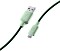 Cellularline Style Color Cable USB-A/Lightning 1m grün (USBDATAMFISMARTG)