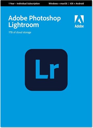 Adobe Lightroom 1TB, 1 rok, 1 użytkownik, ESD (wersja wielojęzyczna) (PC/MAC)