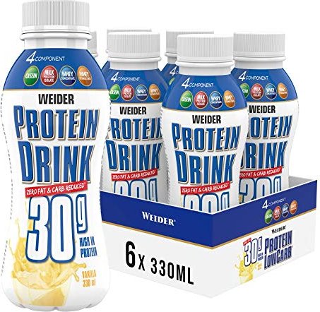 Weider Protein Drink Vanille 1.98l (6x 330ml)
