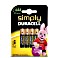 Duracell Simply Micro AAA, 4er-Pack