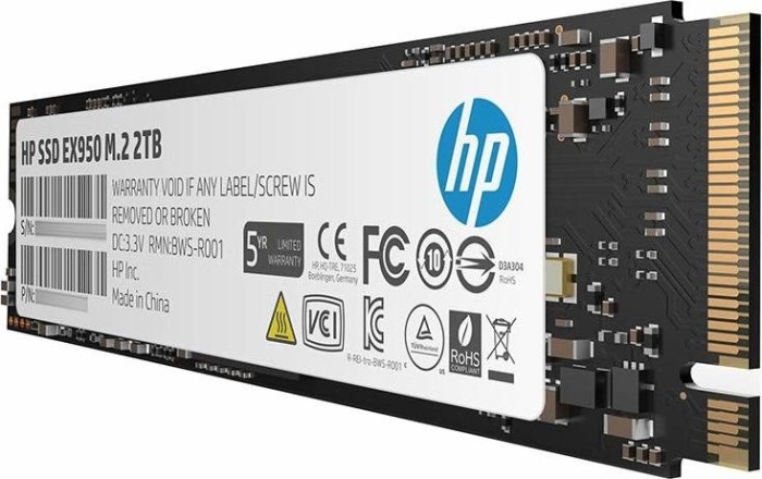 HP SSD EX950 M.2 2TB, M.2 2280/M-Key/PCIe 3.0 x4