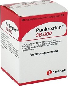 Nordmark Pankreatan 36.000 Kapseln, 50 Stück