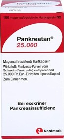Nordmark Pankreatan 25.000 Kapseln, 100 Stück
