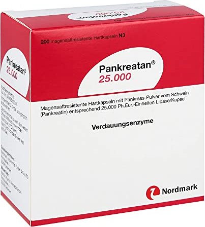 Nordmark Pankreatan 25.000 Kapseln
