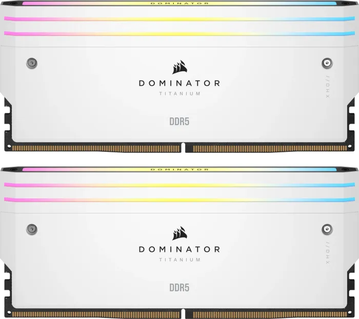 Corsair Dominator Titanium RGB biały DIMM Kit 96GB, DDR5-6400, CL32-40-40-84, on-die ECC