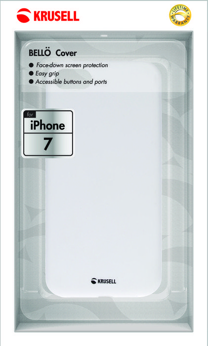 Krusell Bellö Cover für Apple iPhone 7 weiß