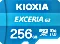 KIOXIA EXCERIA G2 R100/W50 microSDXC 256GB Kit, UHS-I U3, A1, Class 10 (LMEX2L256GG2)