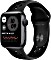 Apple Watch Nike Series 6 (GPS) 40mm Aluminium space grau mit Sportarmband anthrazit/schwarz (M00X3FD)