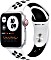 Apple Watch Nike SE (GPS + Cellular) 40mm silber mit Sportarmband platinum/schwarz (MYYW2FD)