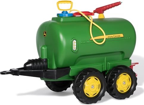 Rolly Toys Anhänger Tanker silber Einachser mit Pumpe und Spritze Fass122776 NEU 