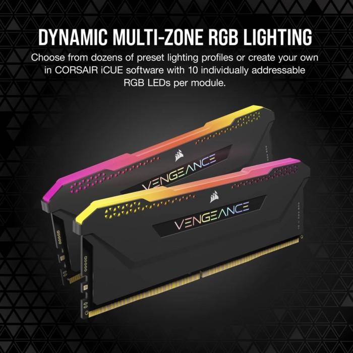 Corsair Vengeance RGB PRO SL Light Enhancement Kit, schwarz