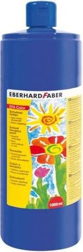 Eberhard Faber EFA Color Tempera Deckfarbe 1000ml kobaltblau