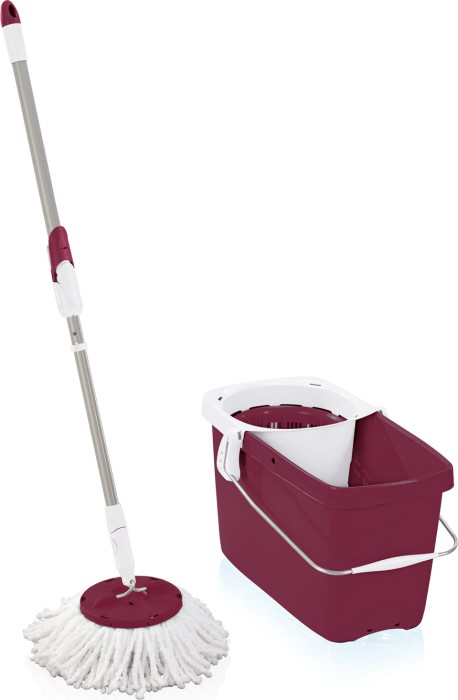 Leifheit Clean Twist Mop Ruby Red mop do ścierania zestaw
