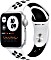 Apple Watch Nike SE (GPS) 40mm silber mit Sportarmband platinum/schwarz (MYYD2FD)