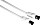 Hama Anteny przewód Koax-wtyczka - Koax-złączka, 1.5m, 75dB, biały (205028)