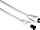 Hama Anteny przewód Koax-wtyczka - Koax-złączka, 10m, 75dB, biały (205031)