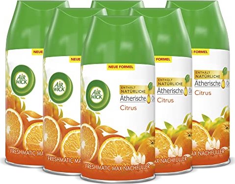 Air Wick Freshmatic Max Citrus spray zapachowy Refill, 1500ml (6x 250ml)