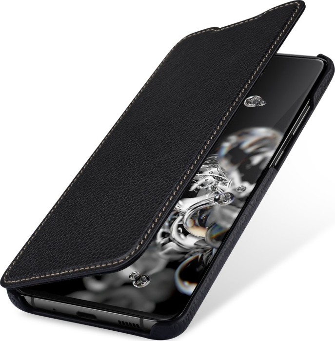 Stilgut Book Type Leather Case für Samsung Galaxy S20 Ultra schwarz