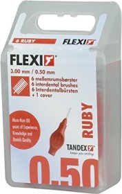 Tandex Flexi szczoteczka do przestrzeni między zębami 0.5mm czerwony, 6 sztuk