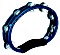 Meinl Hand Held Traditional ABS Tambourine Aluminium Blue (TMT1A-B)
