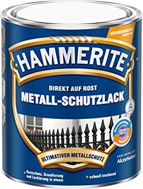Hammerite Metallschutz-Lack Glänzend außen dunkelgrün 250ml Dose