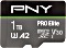 PNY Pro Elite R100/W90 microSDXC 1TB Kit, UHS-I U3, A2, Class 10 Vorschaubild