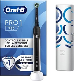 Oral-B PRO 1 750 Black Design Edition mit Etui Ring