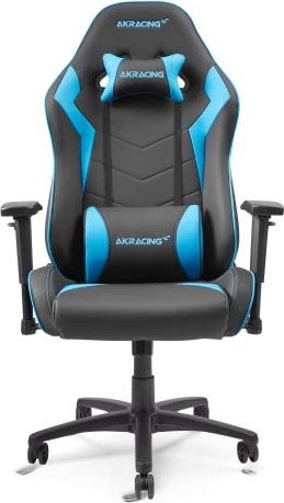 AKRacing Core SX Wide fotel gamingowy, czarny/niebieski