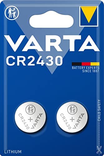 4 x Varta CR 2430 3V Lithium Batterie Knopfzelle 290mAh 6430 im Blister 