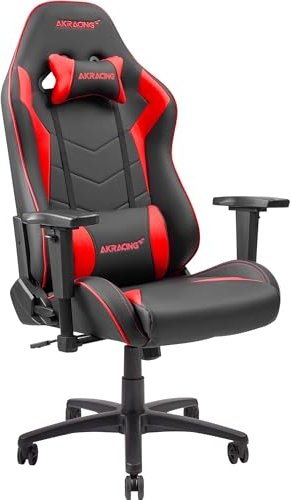 AKRacing Core SX Wide fotel gamingowy, czarny/czerwony