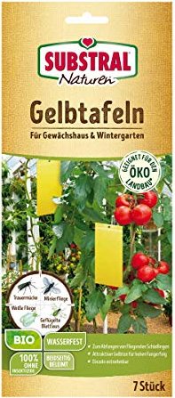 Evergreen Garden Care Substral Naturen Bio żółte tabliczki na szkodniki, 7 sztuk