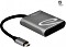 DeLOCK XQD 2.0 Single-Slot-Cardreader, USB-C 3.0 [Stecker] (91741)